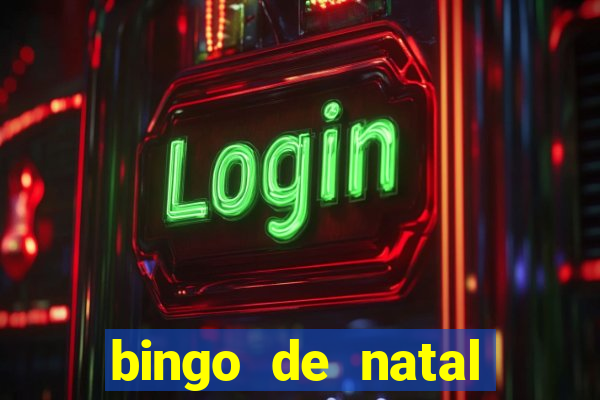 bingo de natal para imprimir gratis