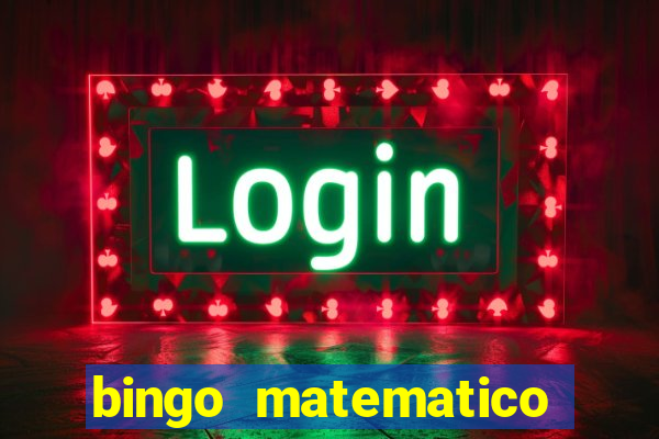 bingo matematico para ensino medio