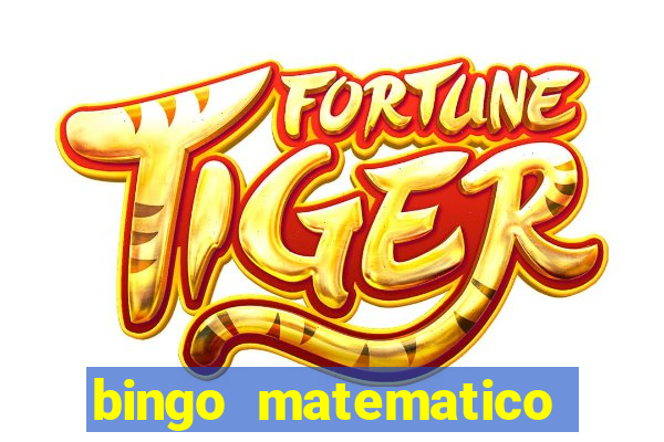 bingo matematico para ensino medio