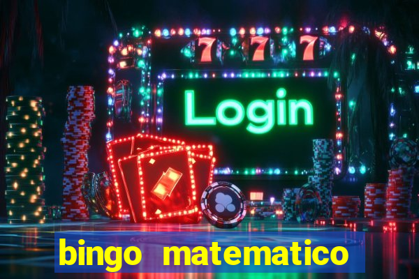 bingo matematico para ensino medio