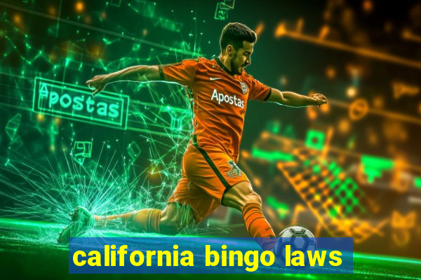 california bingo laws