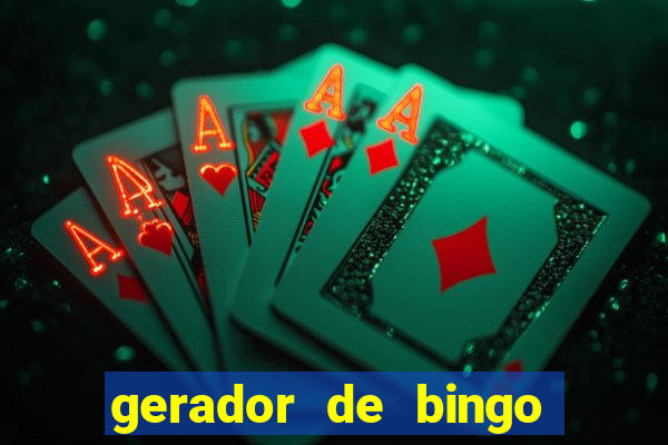 gerador de bingo de palavras