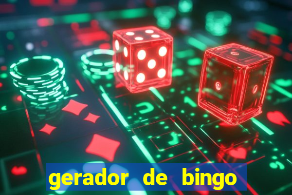 gerador de bingo de palavras