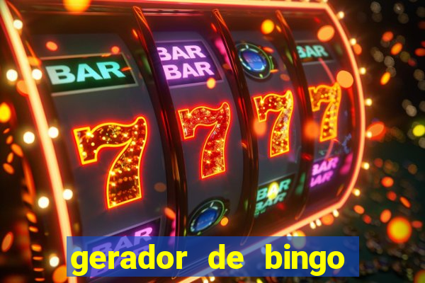 gerador de bingo de palavras