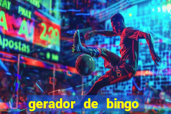 gerador de bingo de palavras