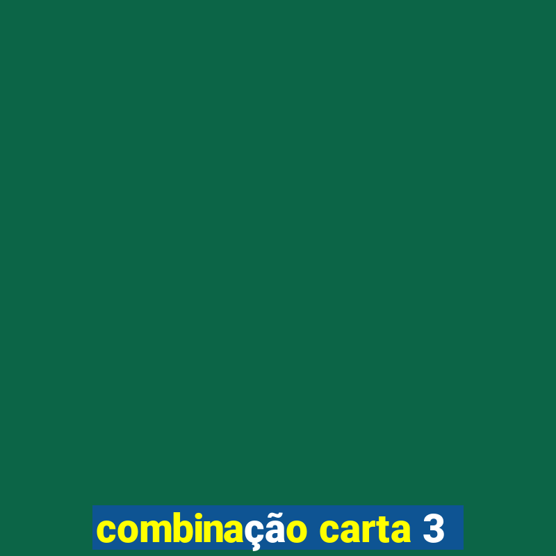 combinação carta 3