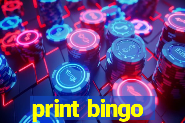 print bingo