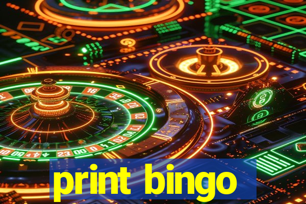 print bingo