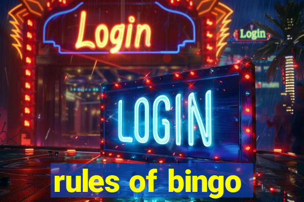 rules of bingo