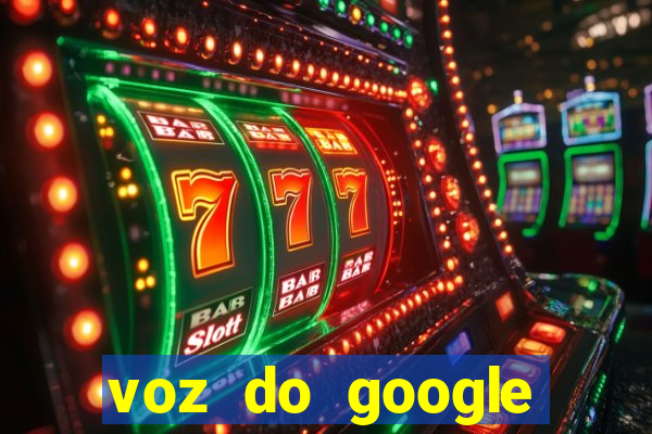 voz do google tradutor homem