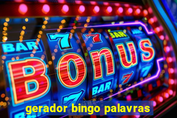 gerador bingo palavras