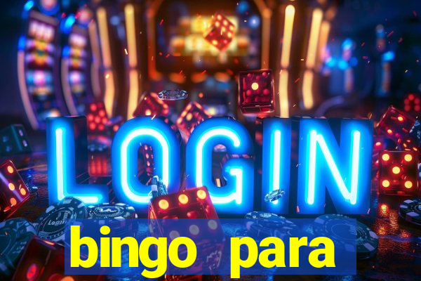 bingo para despedida de solteira para imprimir