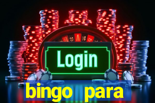 bingo para despedida de solteira para imprimir