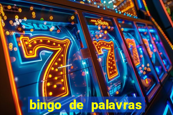 bingo de palavras de natal