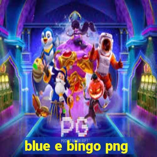 blue e bingo png